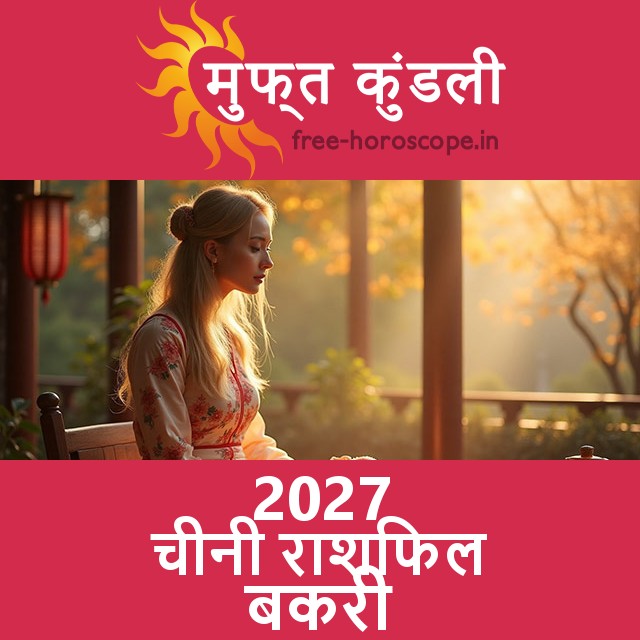 2027 का बकरी का का चीनी राशिफल