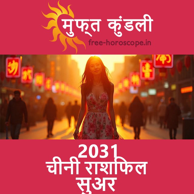 2031 का सुअर का का चीनी राशिफल