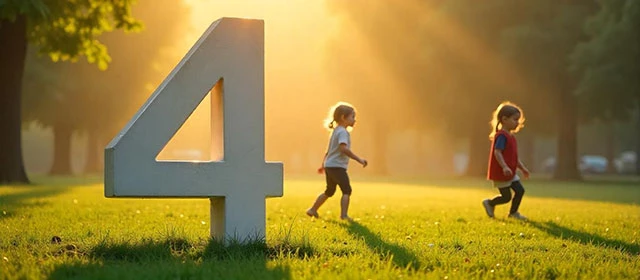 संख्यात्मकता में 4 के पीछे कौन सी शक्ति छिपी है?